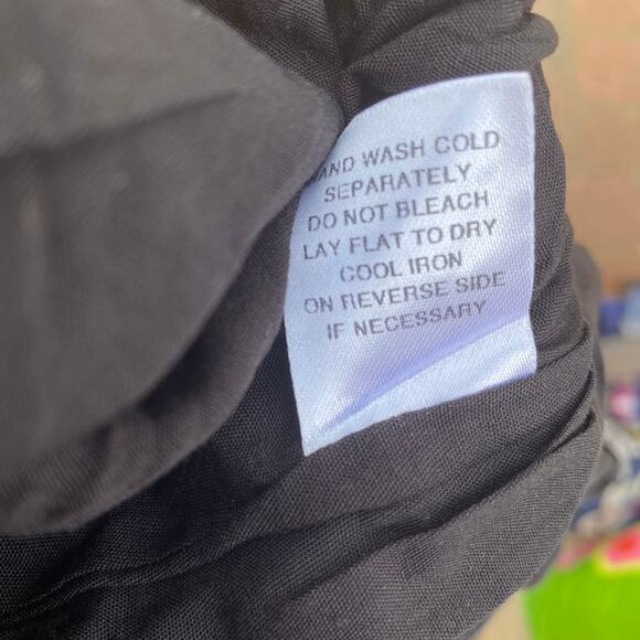 Mable Sleeveless Cut Out Waist Detail Ruffle Mini Dress Black Women's Size Small - Picture 13 of 13